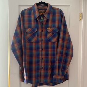 Dixxon Main Street plaid flannel men’s shirt